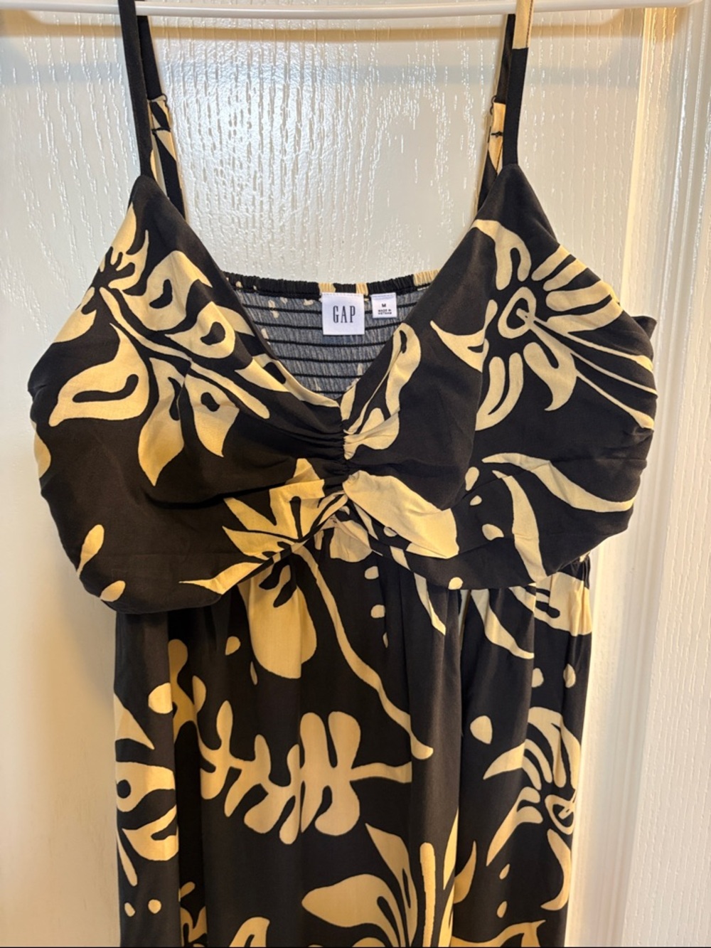 GAP Medium Navy & Cream Floral Maxi Dress - Picture 11 of 16